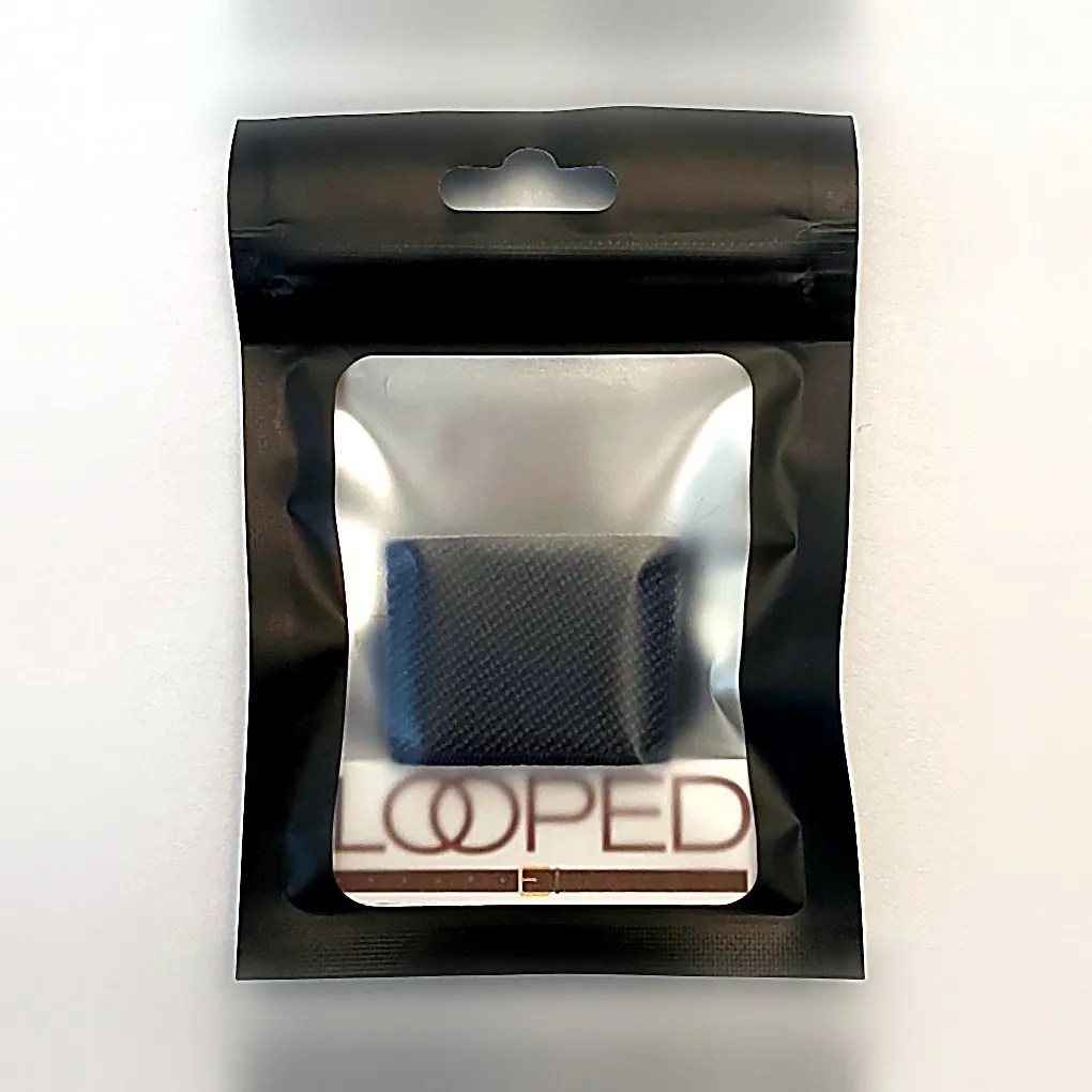 Black Looped in its retail pouch